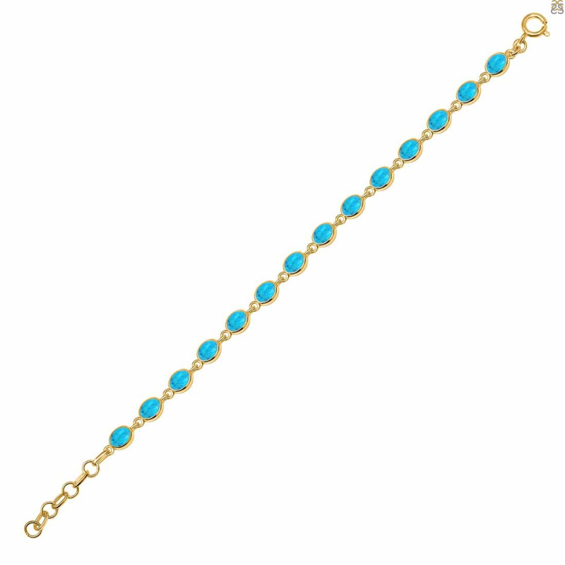 Turquoise Bracelet TRQ-RDB-113-CAB.