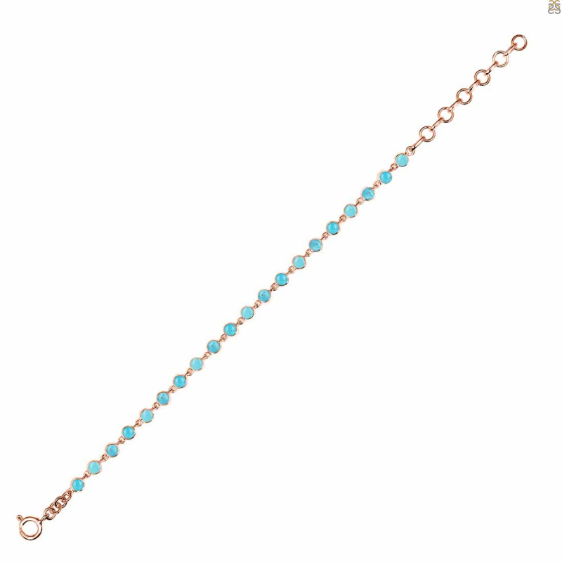 Turquoise Bracelet TRQ-RDB-116-CAB.