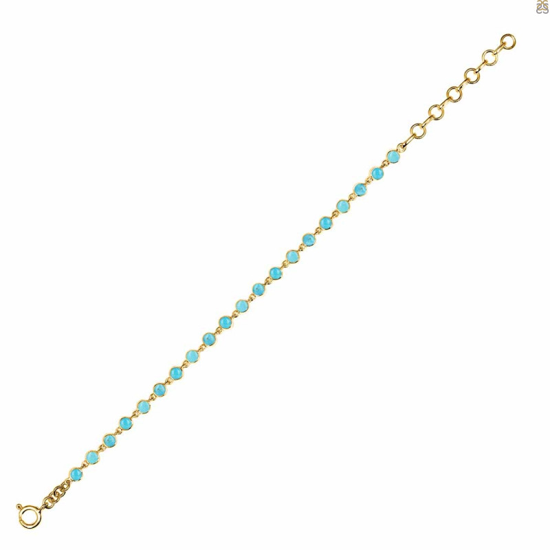 Turquoise Bracelet TRQ-RDB-116-CAB.