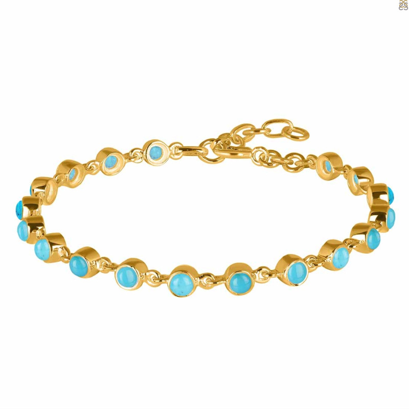 Turquoise Bracelet TRQ-RDB-116-CAB.