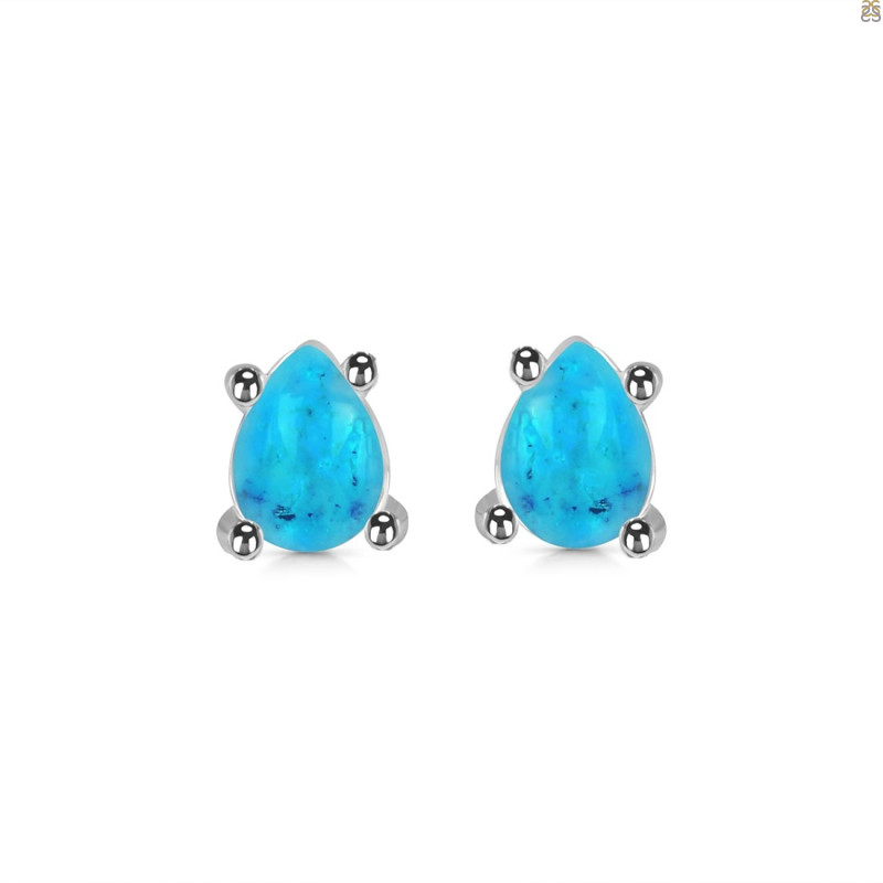 Turquoise Stud Earring TRQ-RDE-1114.