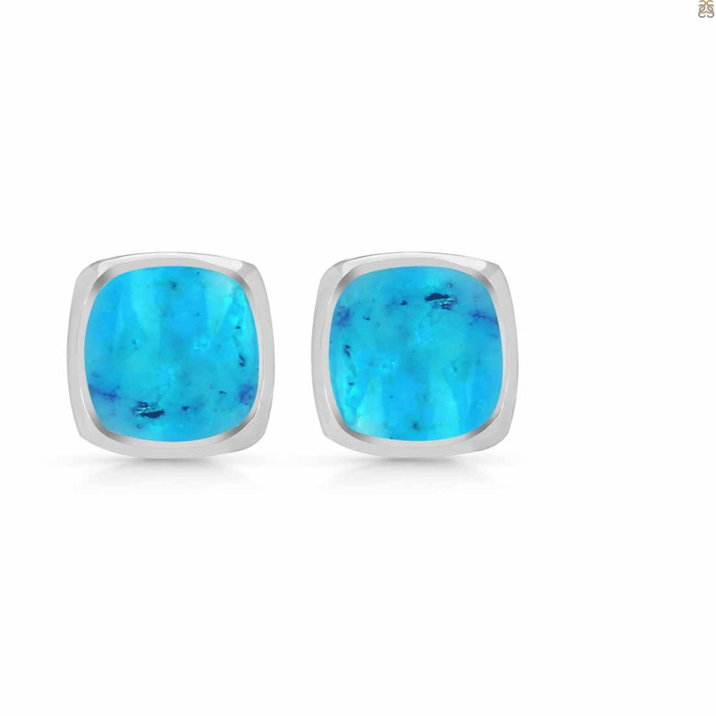 Turquoise Stud Earring TRQ-RDE-1144.