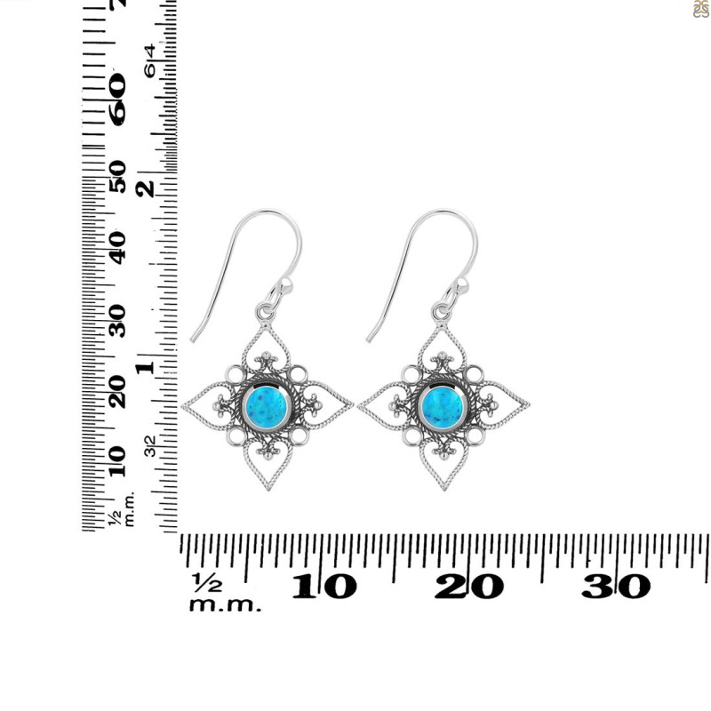 Turquoise Earring TRQ-RDE-206.