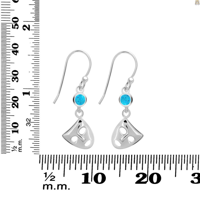 Turquoise Earring TRQ-RDE-464.