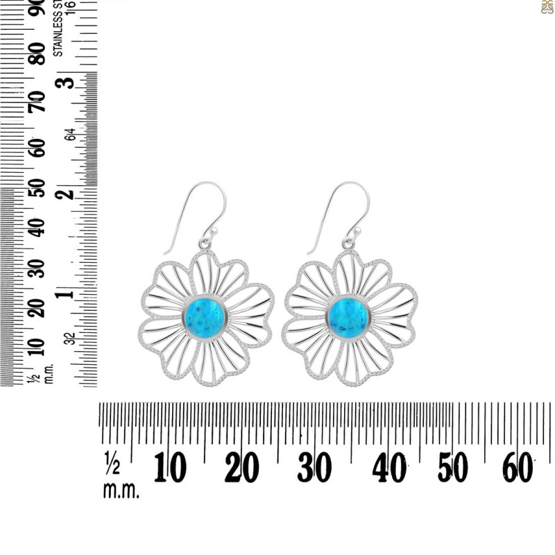 Turquoise Earring TRQ-RDE-59.