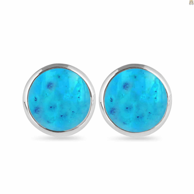 Turquoise Stud Earring TRQ-RDE-723.
