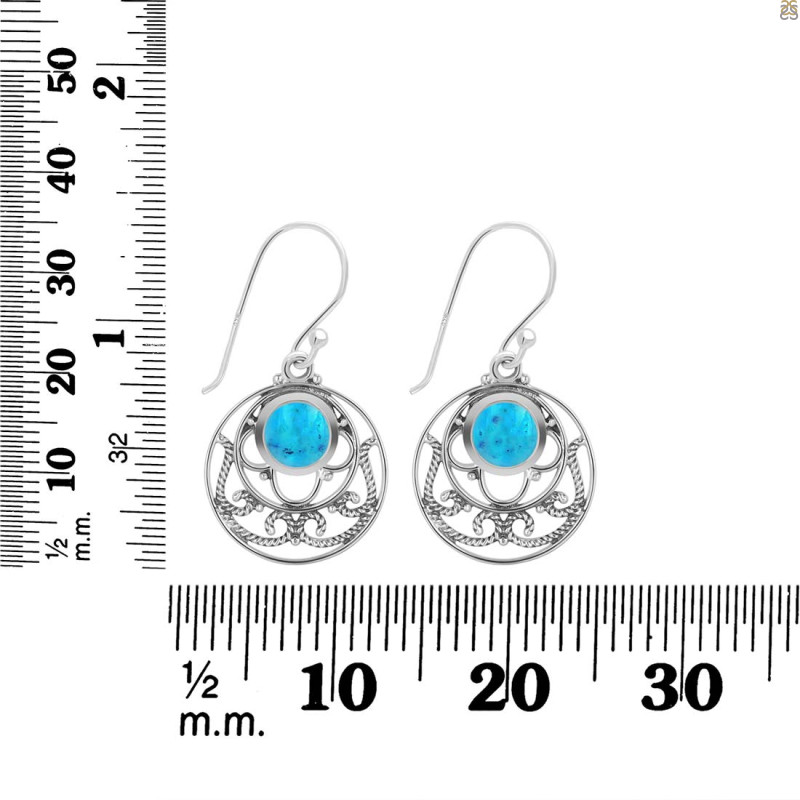 Turquoise Earring TRQ-RDE-84.