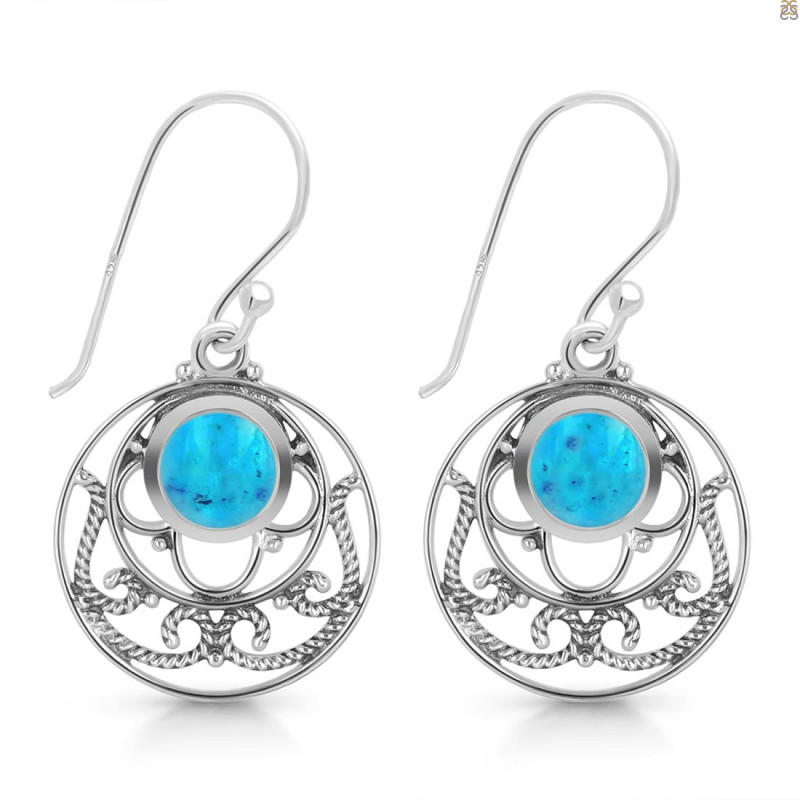 Turquoise Earring TRQ-RDE-84.
