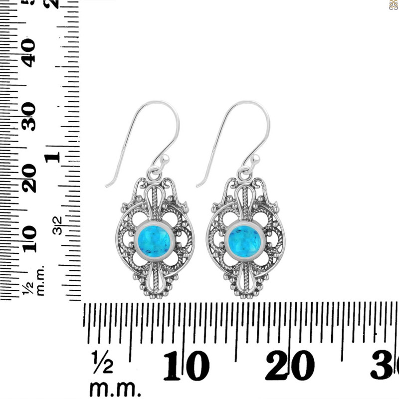 Turquoise Earring TRQ-RDE-85.