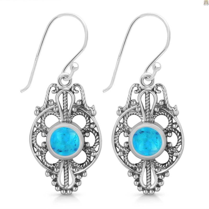 Turquoise Earring TRQ-RDE-85.