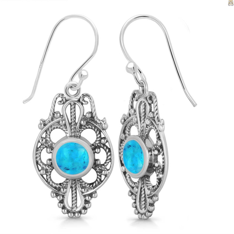 Turquoise Earring TRQ-RDE-85.