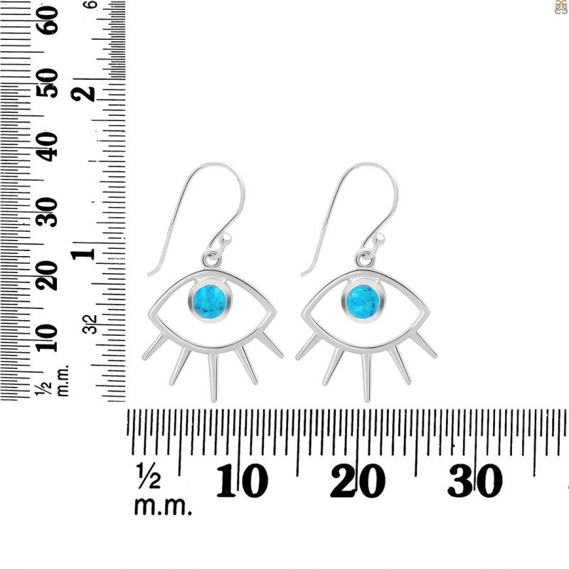 Turquoise Earring TRQ-RDE-875A.