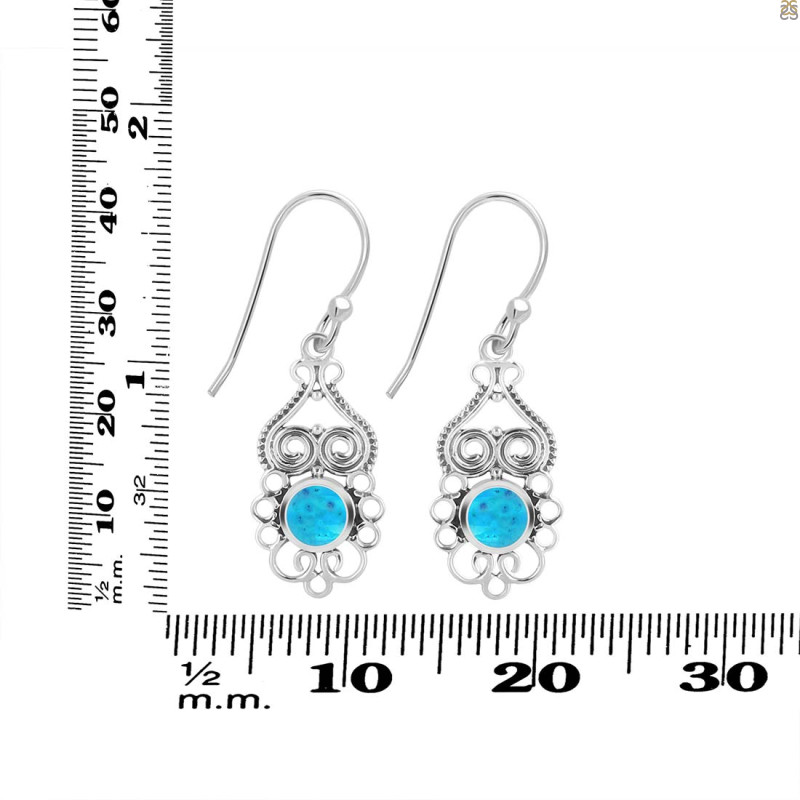 Turquoise Earring TRQ-RDE-91.