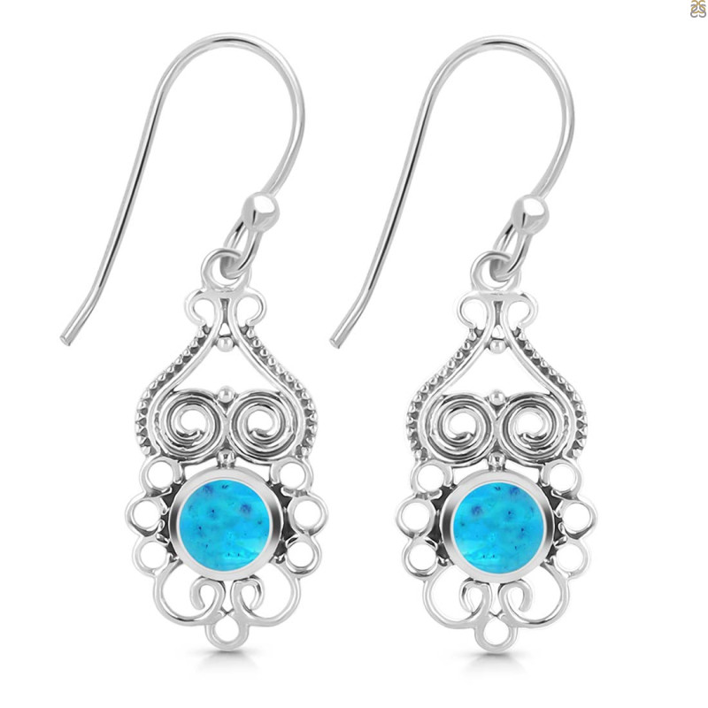 Turquoise Earring TRQ-RDE-91.