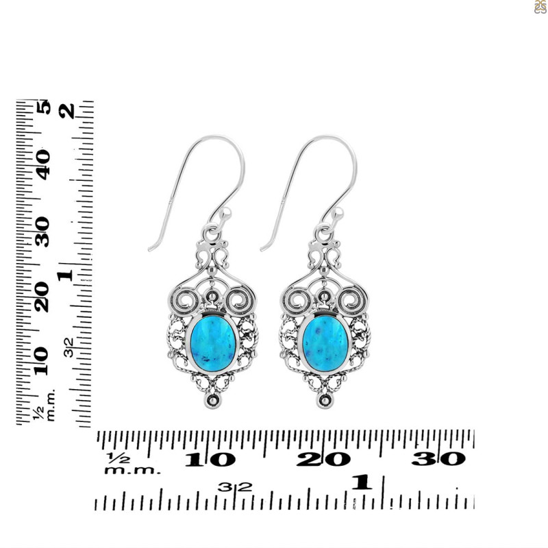 Turquoise Earring TRQ-RDE-93.