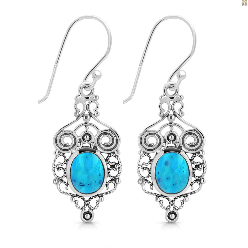 Turquoise Earring TRQ-RDE-93.