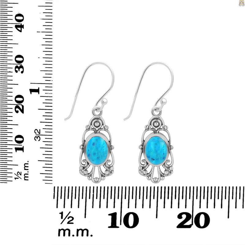 Turquoise Earring TRQ-RDE-95.