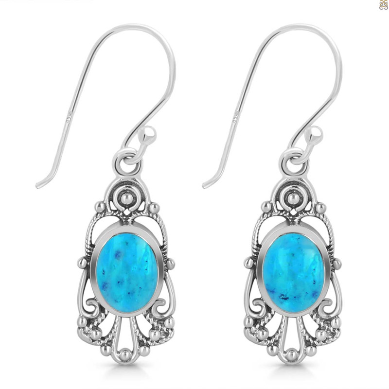 Turquoise Earring TRQ-RDE-95.