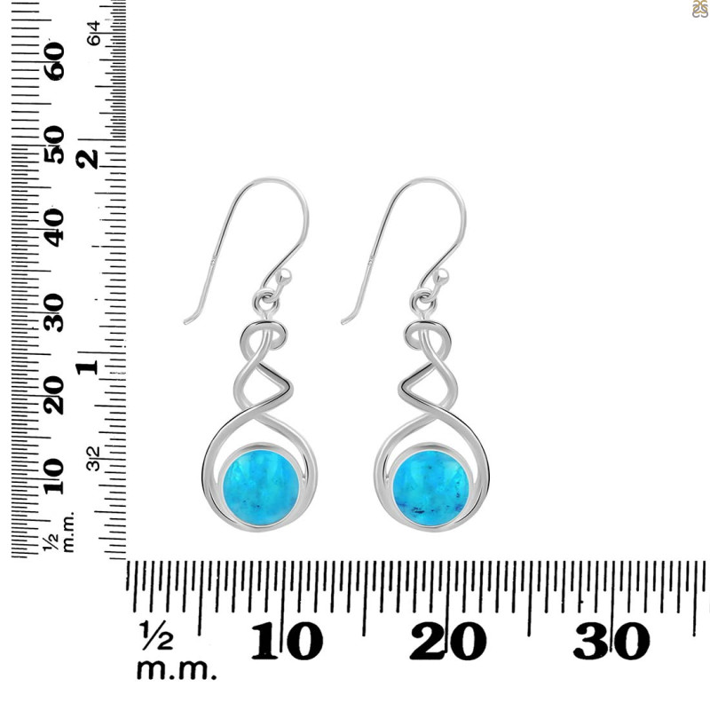 Turquoise Earring TRQ-RDE-97.