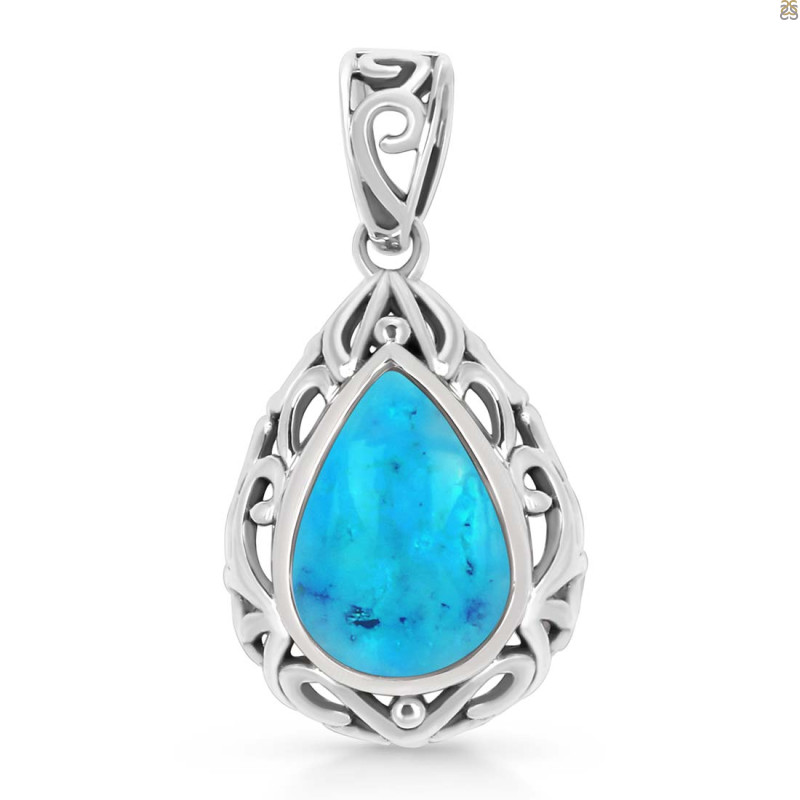 Turquoise Pendant TRQ-RDP-49.