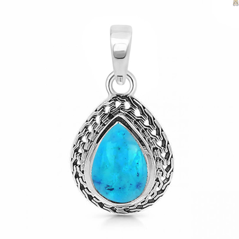 Turquoise Pendant TRQ-RDP-87.