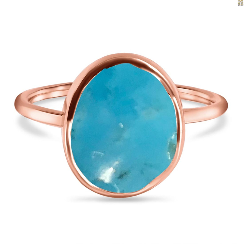 Turquoise Raw Crystal Ring TRQ-RR-345.