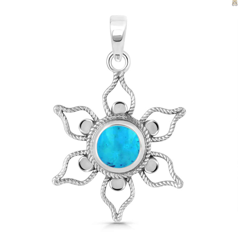 Turquoise Pendant TRQ-RDP-78.