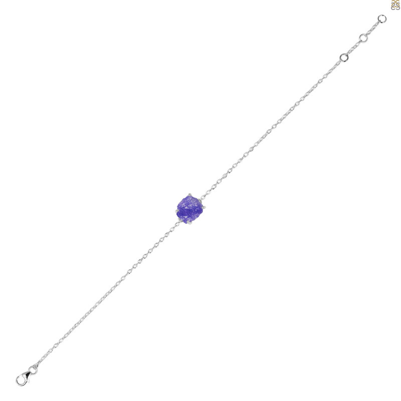 Tanzanite Raw Crystal Bracelet