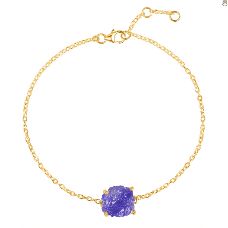 Tanzanite Raw Crystal Bracelet TZN-RB-200.