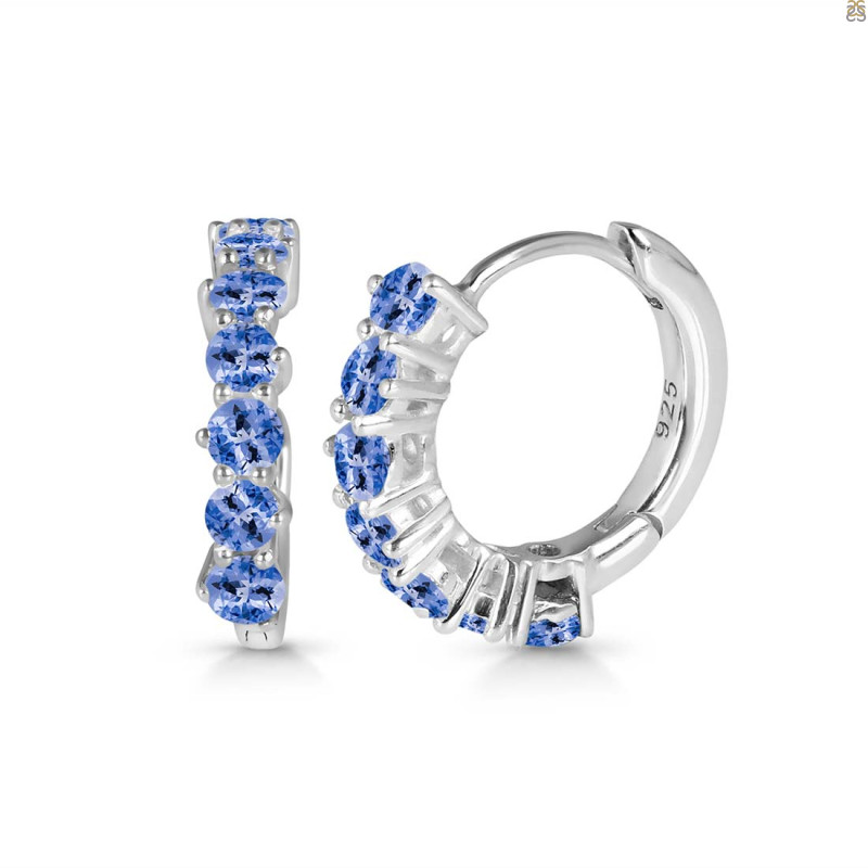 Tanzanite Hoop Hoop Earring