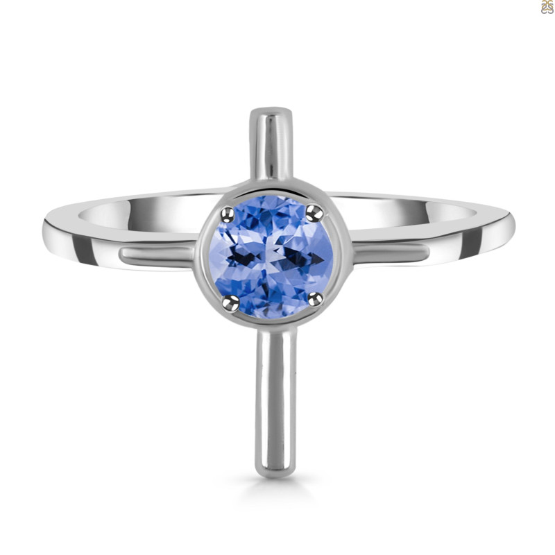 Tanzanite Holy Cross Ring TZN-RDR-2143.