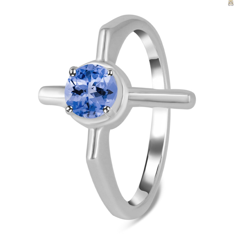 Tanzanite Holy Cross Ring