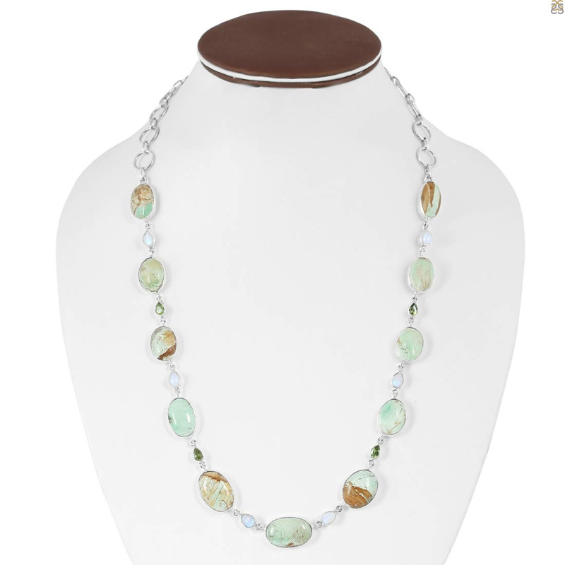 Variscite Necklace-NSL VRC-12-4
