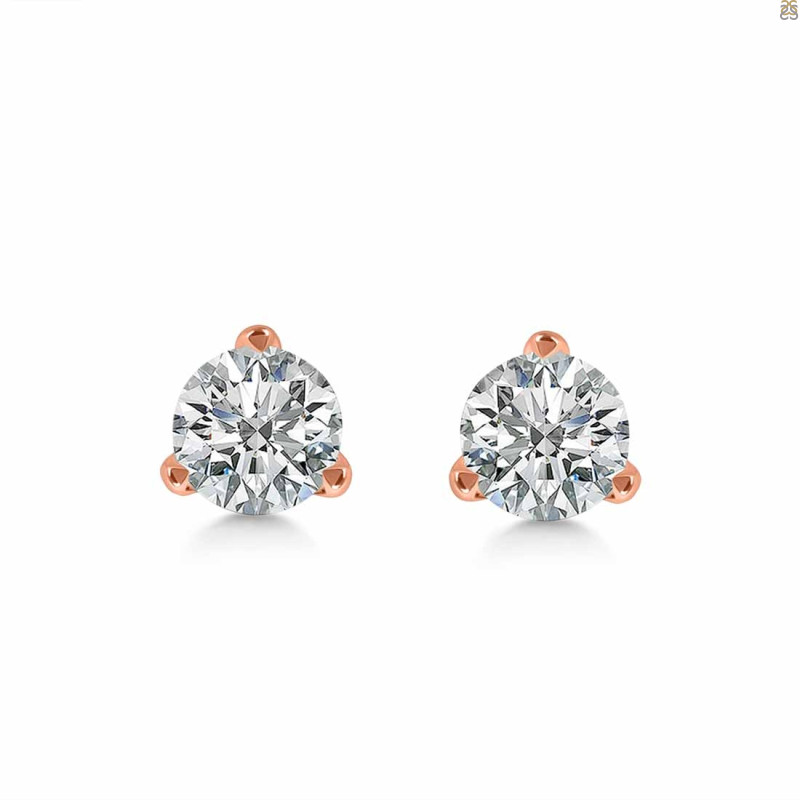 White Topaz Stud Earring WTZ-RDE-1567.