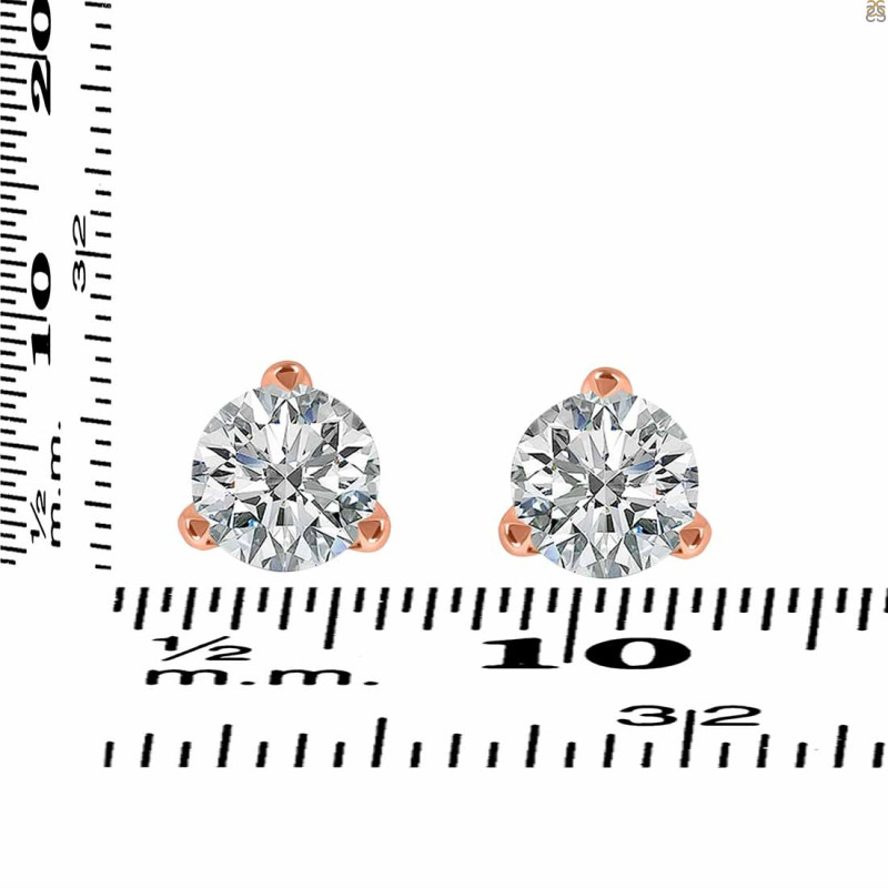 White Topaz Stud Earring WTZ-RDE-1567.
