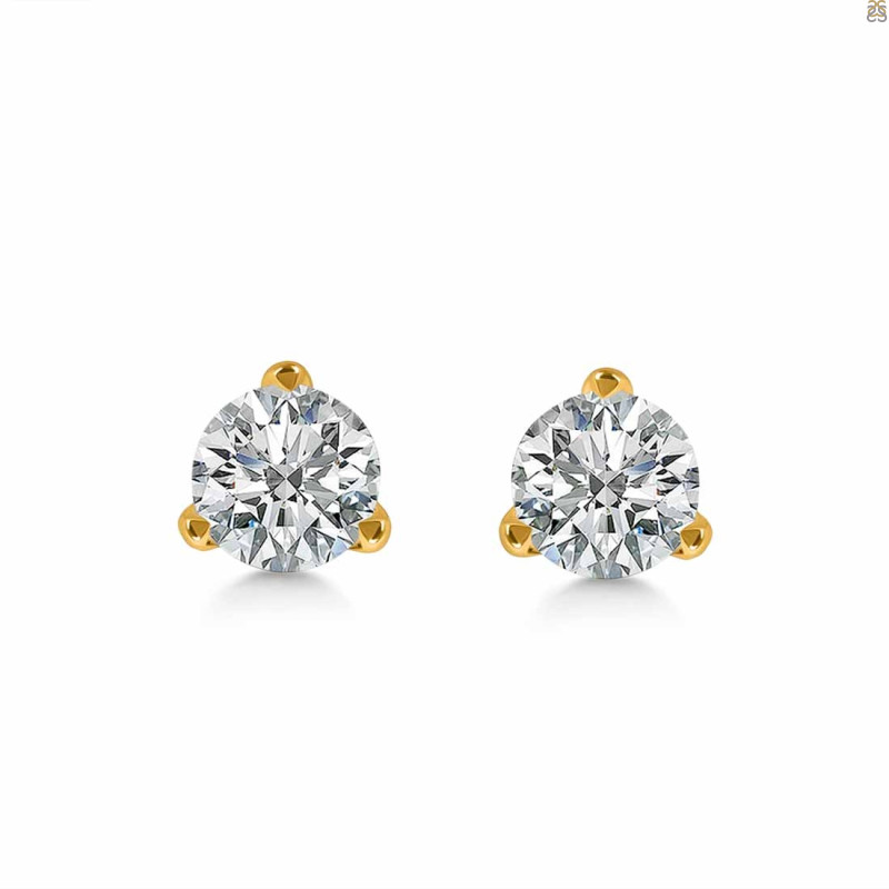 White Topaz Stud Earring WTZ-RDE-1567.