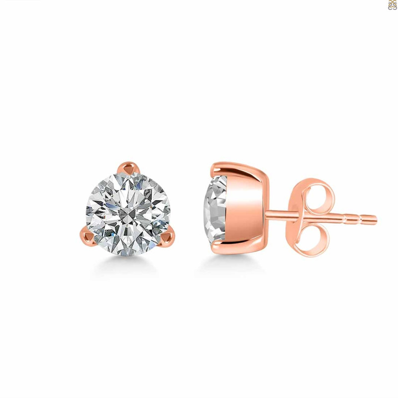 White Topaz Stud Earring WTZ-RDE-1567.