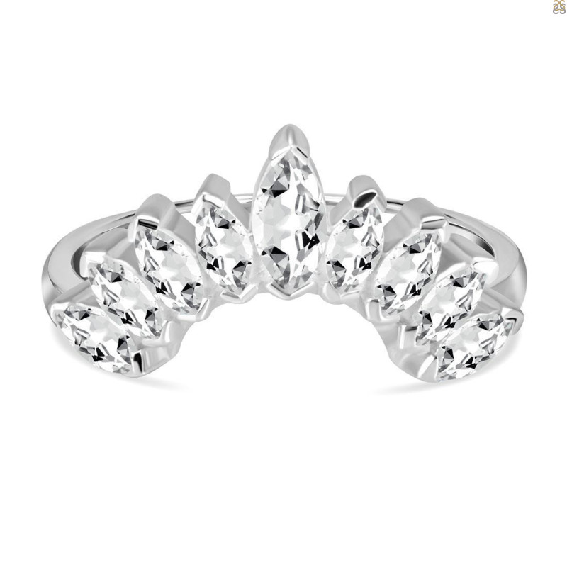 White Topaz Ring WTZ-RR-410.