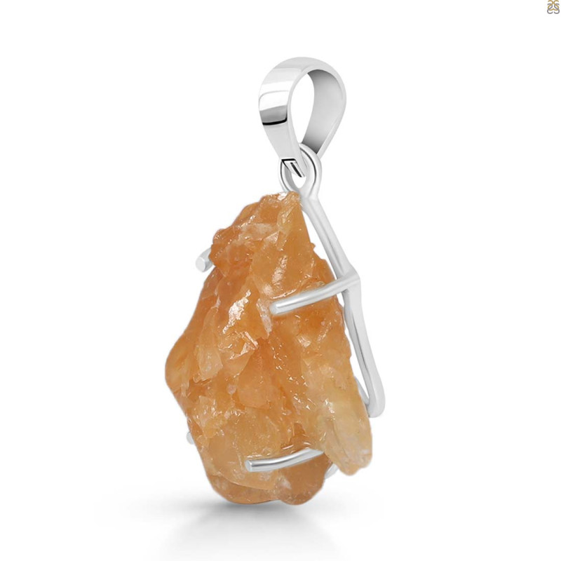 Yellow Druzy Pendant-SP