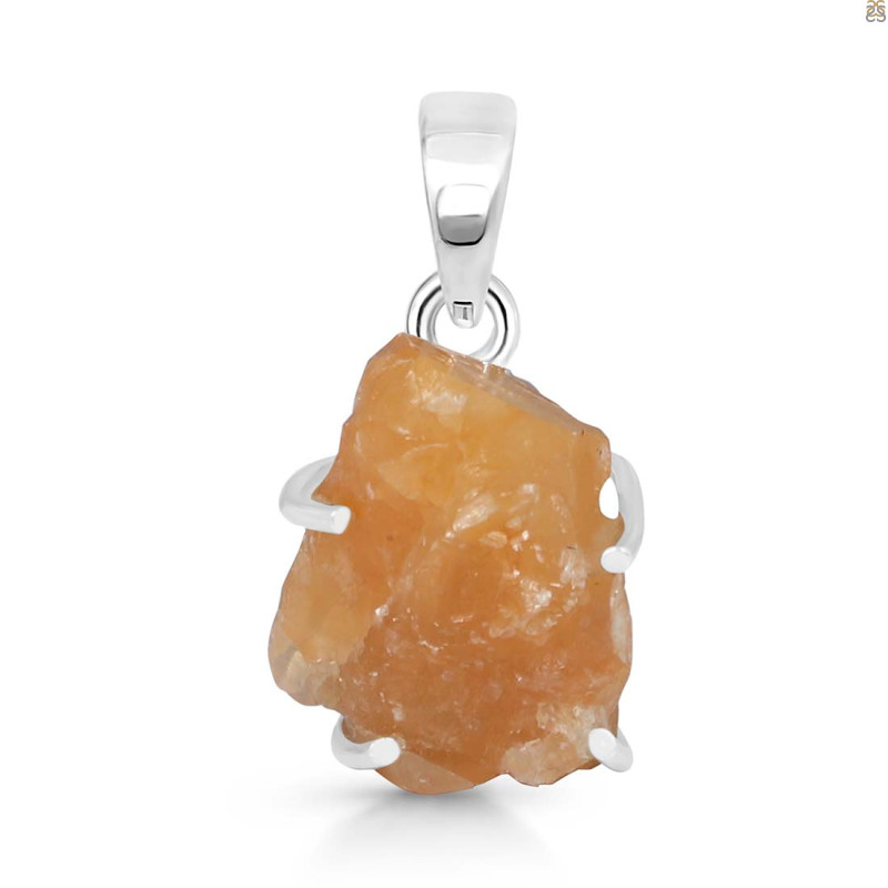 Yellow Druzy Pendant-SP YDZ-1-38