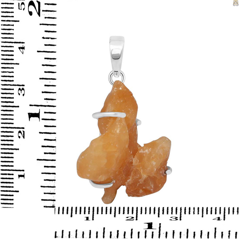 Yellow Druzy Pendant-SP YDZ-1-8