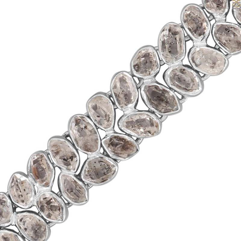 Herkimer Diamond Rough Bracelet-BJ