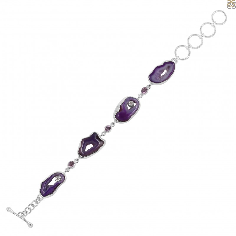 Agate (Purple) Bracelet-BSL