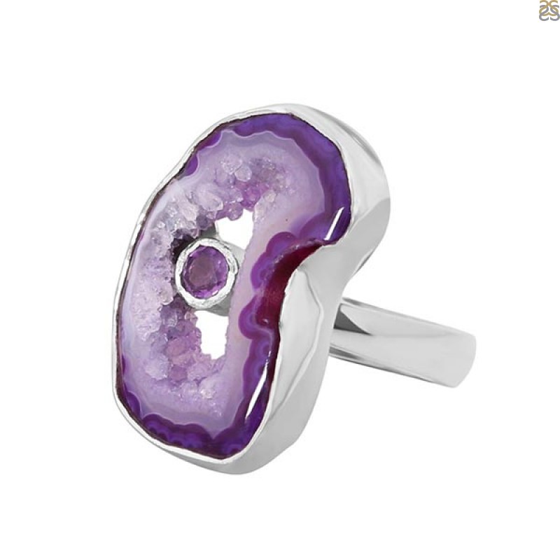 Agate (Purple) Ring-R-Size-9 APU-2-138