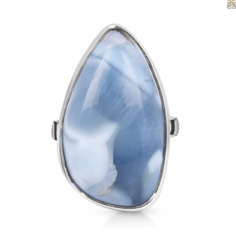 Blue Opal Adjustable Ring-ADJ-R BLO-2-65