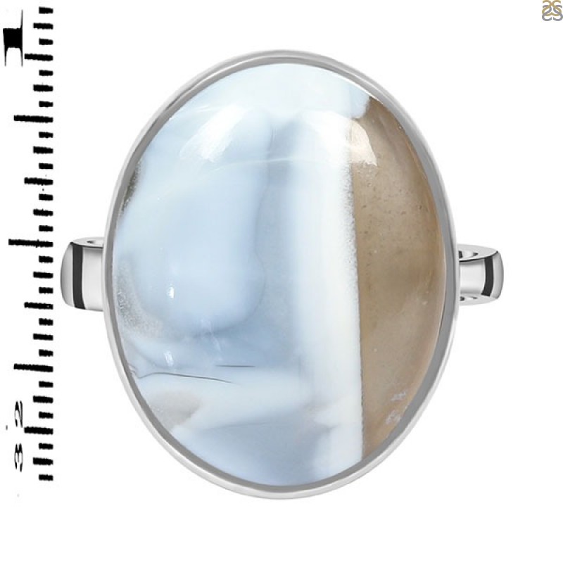 Blue Opal Adjustable Ring-ADJ-R BLO-2-32