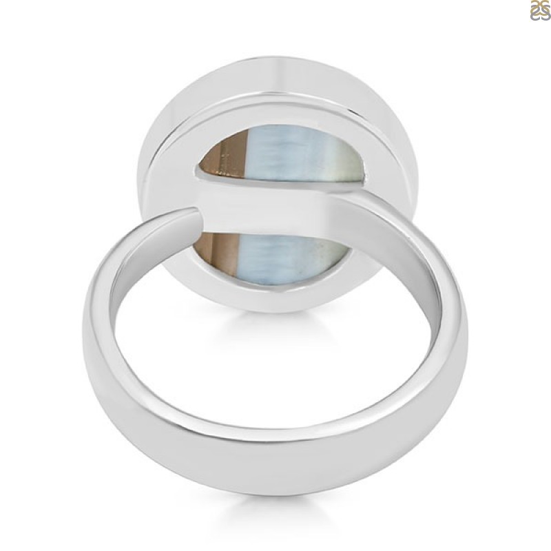 Blue Opal Adjustable Ring-ADJ-R BLO-2-36