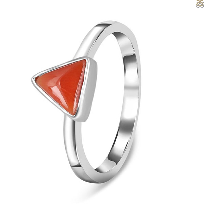 Certified Natural Red Coral Ring - Astrological France | Ubuy