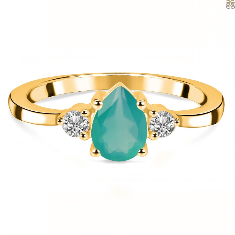 Emerald Cut Blue Topaz Ring: Exclusive Design Topaz Birthstone Ring