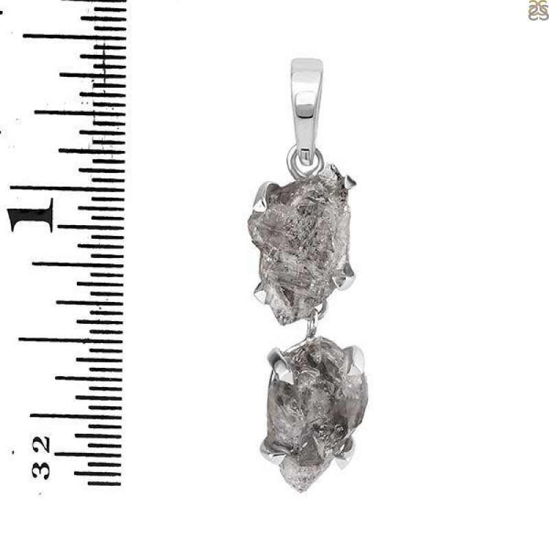 Petroleum Herkimer Diamond Pendant-2SP HDP-1-179